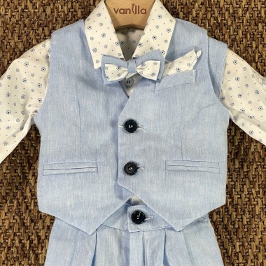 Completo in lino Neonato 0/36