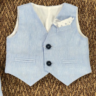 Completo in lino Neonato 0/36