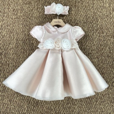 Abito cerimonia fiori Bimba 2/8 anni