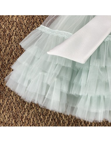 Tulle ceremony dress