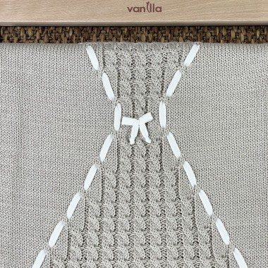 Coperta trecce in filo di cotone Coperta e Lenzuola