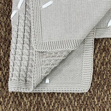 Coperta trecce in filo di cotone Coperta e Lenzuola