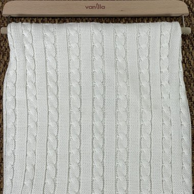 Coperta a trecce in filo di cotone Coperta e Lenzuola