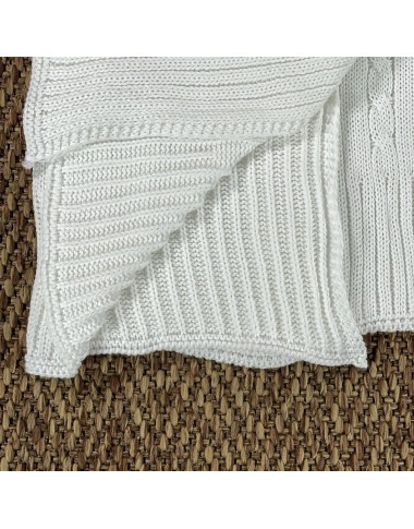 Cotton thread braided blanket