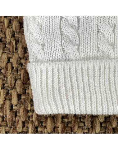 Cappello a trecce in filo di cotone Cappello e Guanti