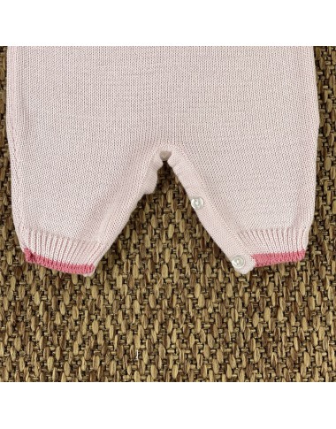 Cotton thread heart onesie