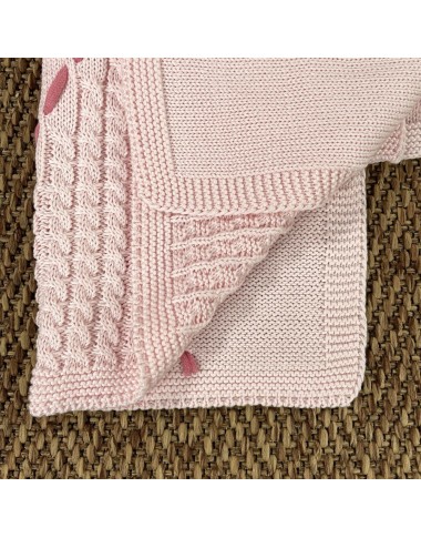 Coperta a trecce in filo di cotone Coperta e Lenzuola