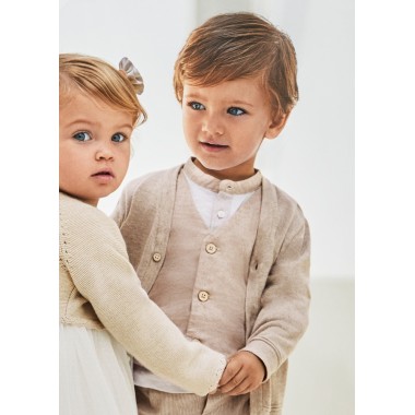 Gilet lino elegante           Neonato 0/36