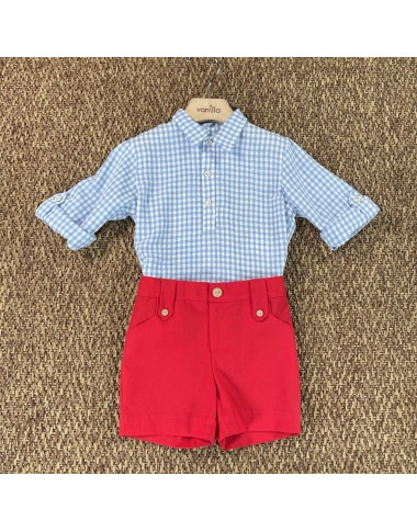 Completo camicia e bermuda Bimbo 2/8 anni
