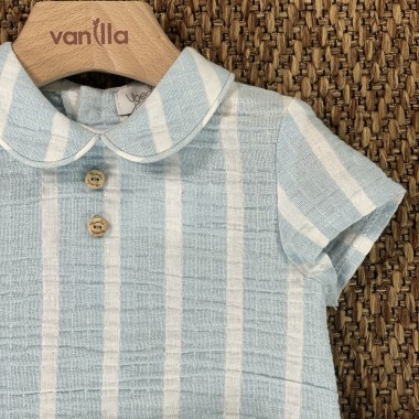 Completo camicia e bermuda Neonato 0/36