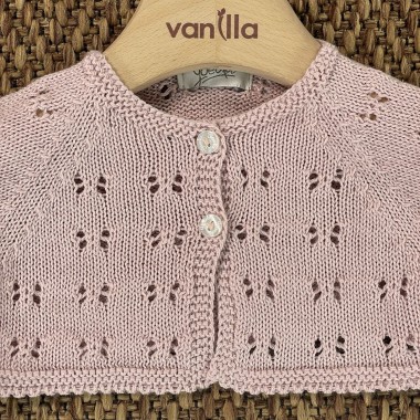 Giacchino traforato tricot Neonata 0/36