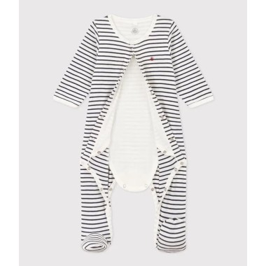 Tutina e body marinière cotone Neonato 0/36