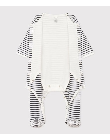 Tutina e body marinière cotone Neonato 0/36