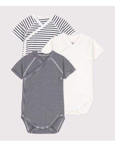 Confezione 3 body marinière Neonata 0/36