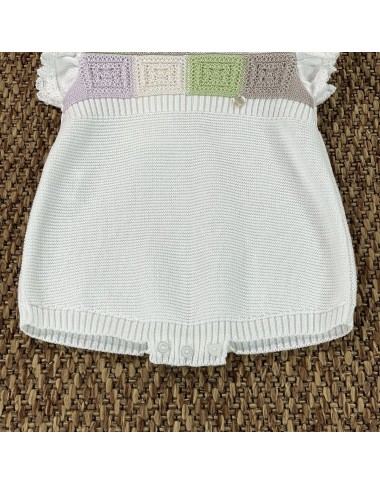 Cotton thread romper and headband