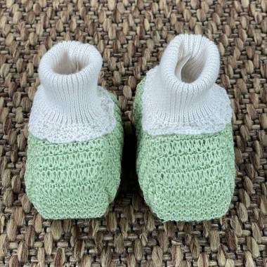 Babbucce in filo di cotone Cappello e Babbucce