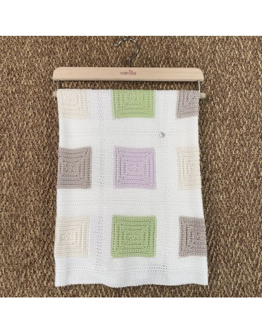 Coperta patchwork in filo di cotone Coperta e Lenzuola