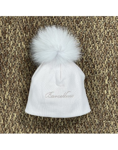 Cappello con pom pom volpe Cappello e Babbucce