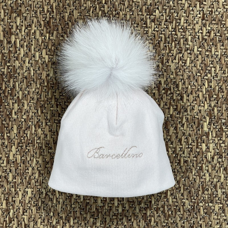 Cappello con pom pom volpe Cappello e Babbucce