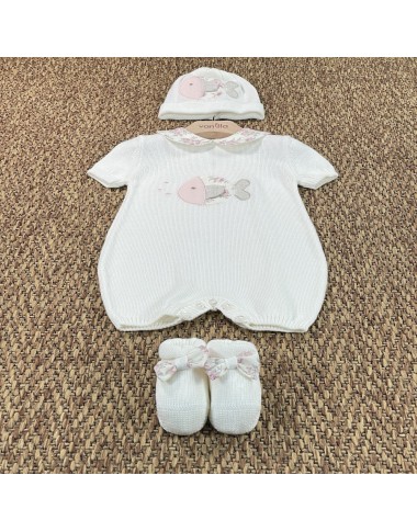 Completo nascita pagliaccetto pesciolino Set Nascita e Uscita Clinica