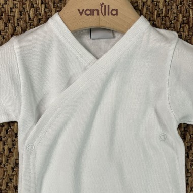 Body incrocio 100% bambù Body Manica Corta