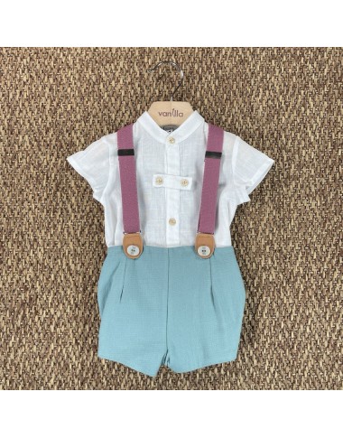 Bermuda shirt and braces set