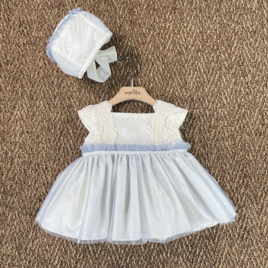 Mini abito con cuffietta e culotte Neonata 0/36