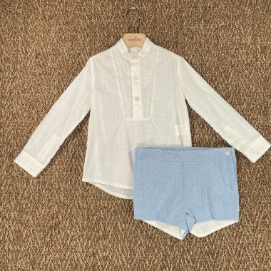 Completo camicia e bermuda Bimbo 2/8 anni