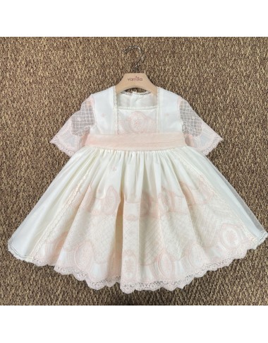 Abito tulle e macramè elegante Bimba 2/8 anni