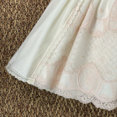 Abito tulle e macramè elegante Bimba 2/8 anni
