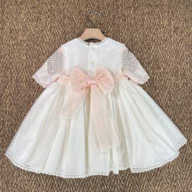 Abito tulle e macramè elegante Bimba 2/8 anni