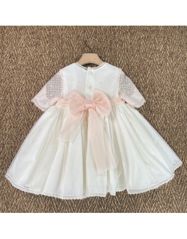 Abito tulle e macramè elegante Bimba 2/8 anni