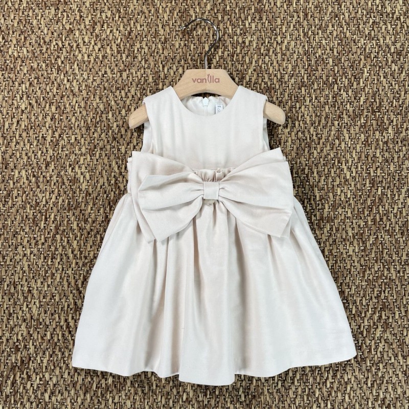 Abito morbido fiocco Bimba 2/8 anni