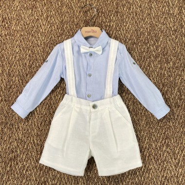 Completo in lino Neonato 0/36