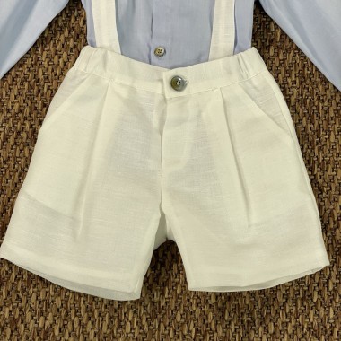 Completo in lino Neonato 0/36