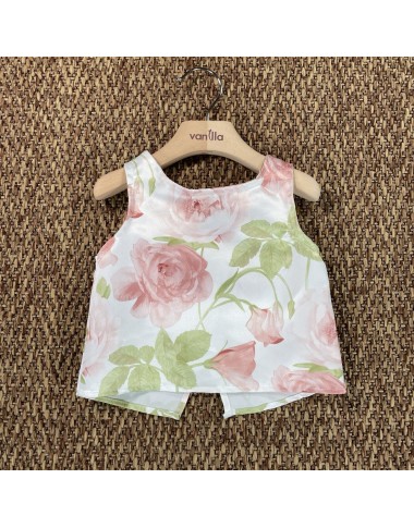 Top con fiocco sul retro Bimba 2/8 anni