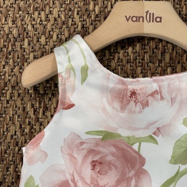 Top con fiocco sul retro Bimba 2/8 anni