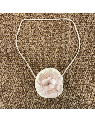 Borsetta in paglia con fiore mikado Accessori