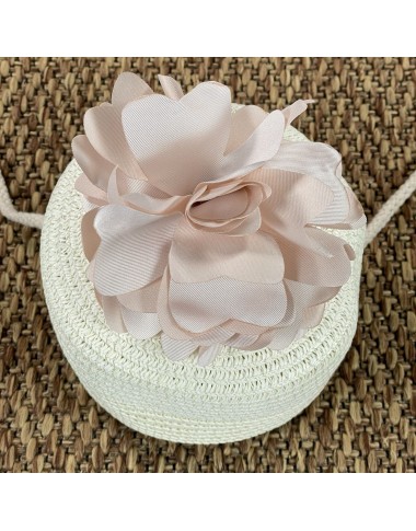 Borsetta in paglia con fiore mikado Accessori