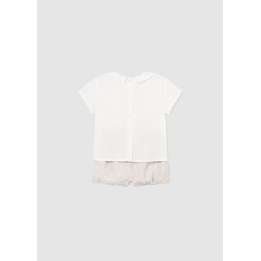 Completo Camicia e Short elegante Neonato 0/36