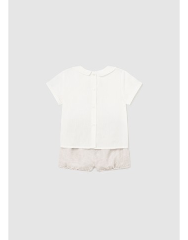 Elegant shirt and shorts set