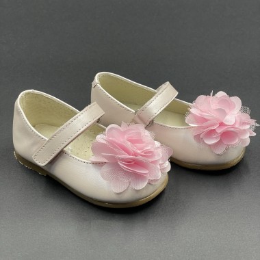 Ballerina cerimonia con fiore Scarpe