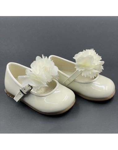 Ballerina cerimonia con fiori Scarpe