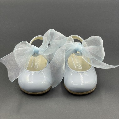 Scarpe sabot con fiocco in organza Scarpe