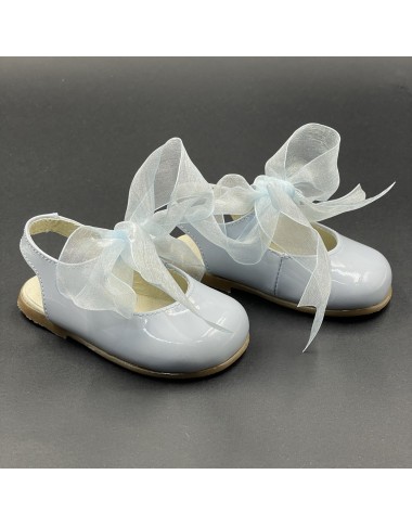 Mules with organza bow