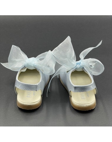 Mules with organza bow