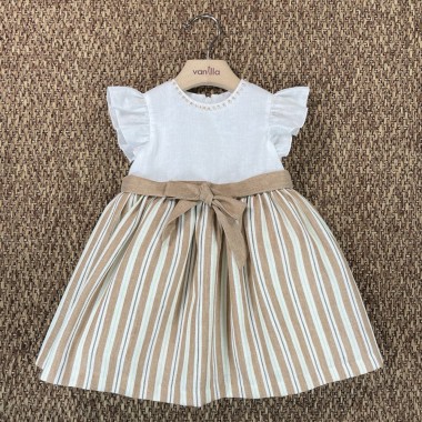 Abito in lino Bimba 2/8 anni