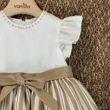 Abito in lino Bimba 2/8 anni