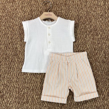 Camicia e bermuda Neonato 0/36