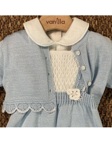 Completo nascita in filo e lino Completo e Pagliaccetto